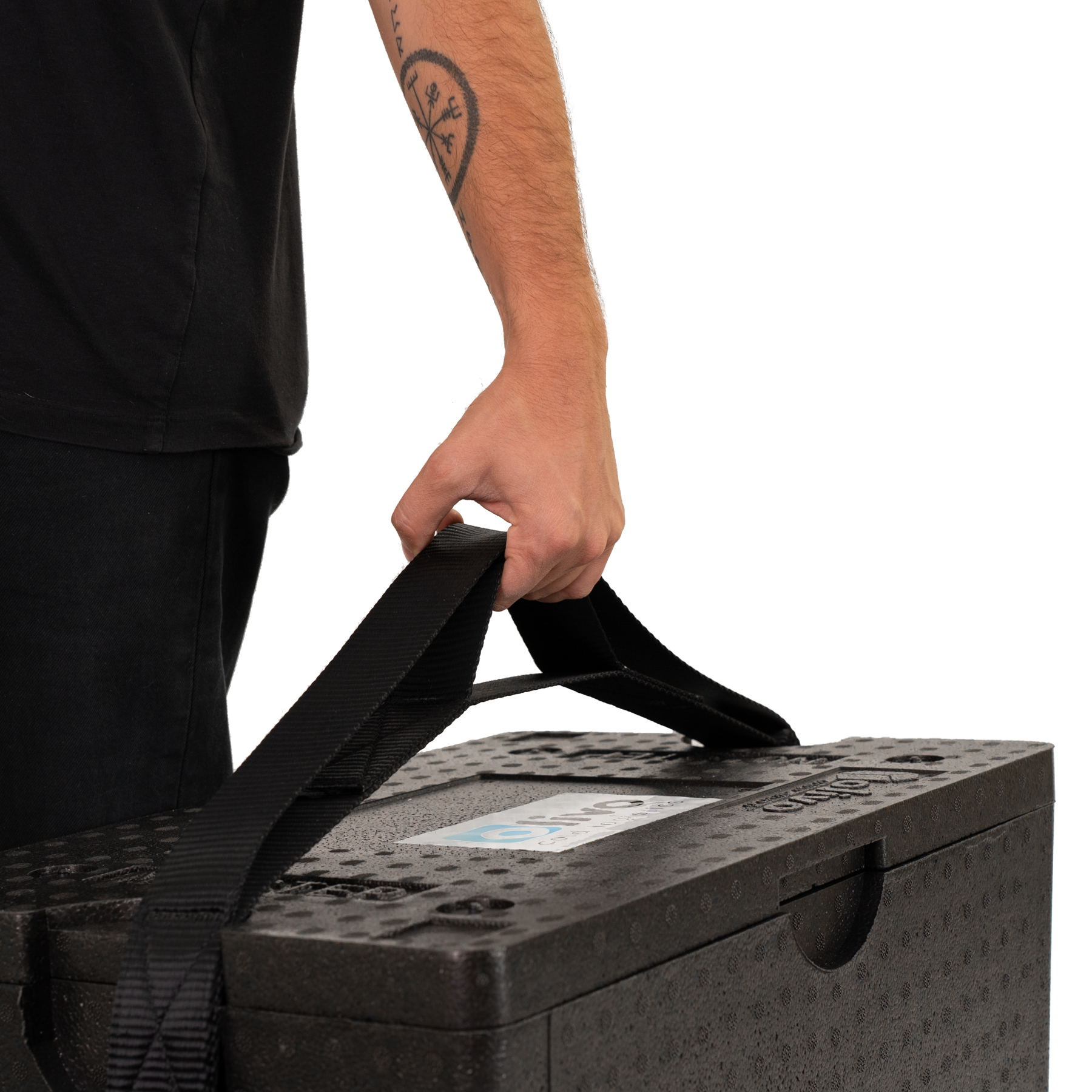 INSULATED BOX 34 OLIVO SOFT STRAP HANDLE