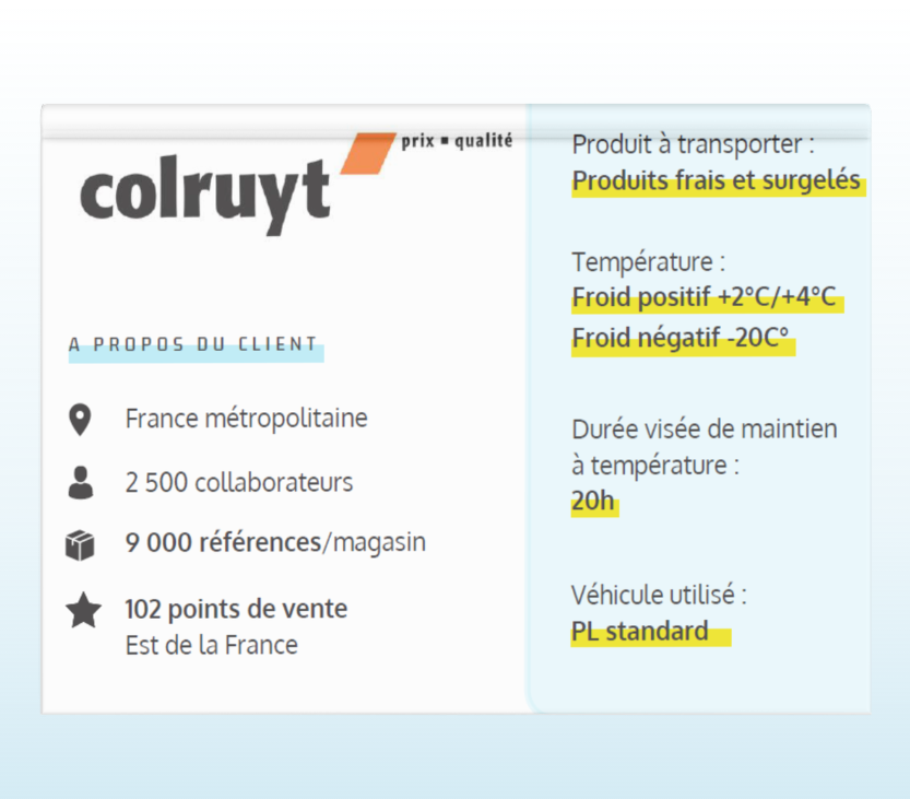 FR TEMPLATE CAS CLIENT COLRUYT EXTRAIT 1